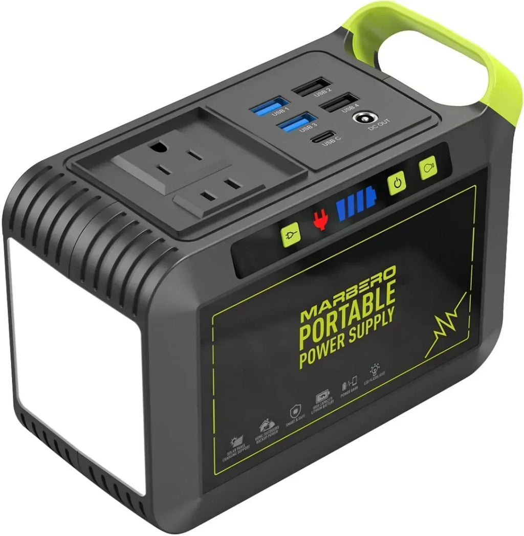 Portable Power Station 88Wh Camping Lithium Battery Solar Generator Fast Charging Power Bank
