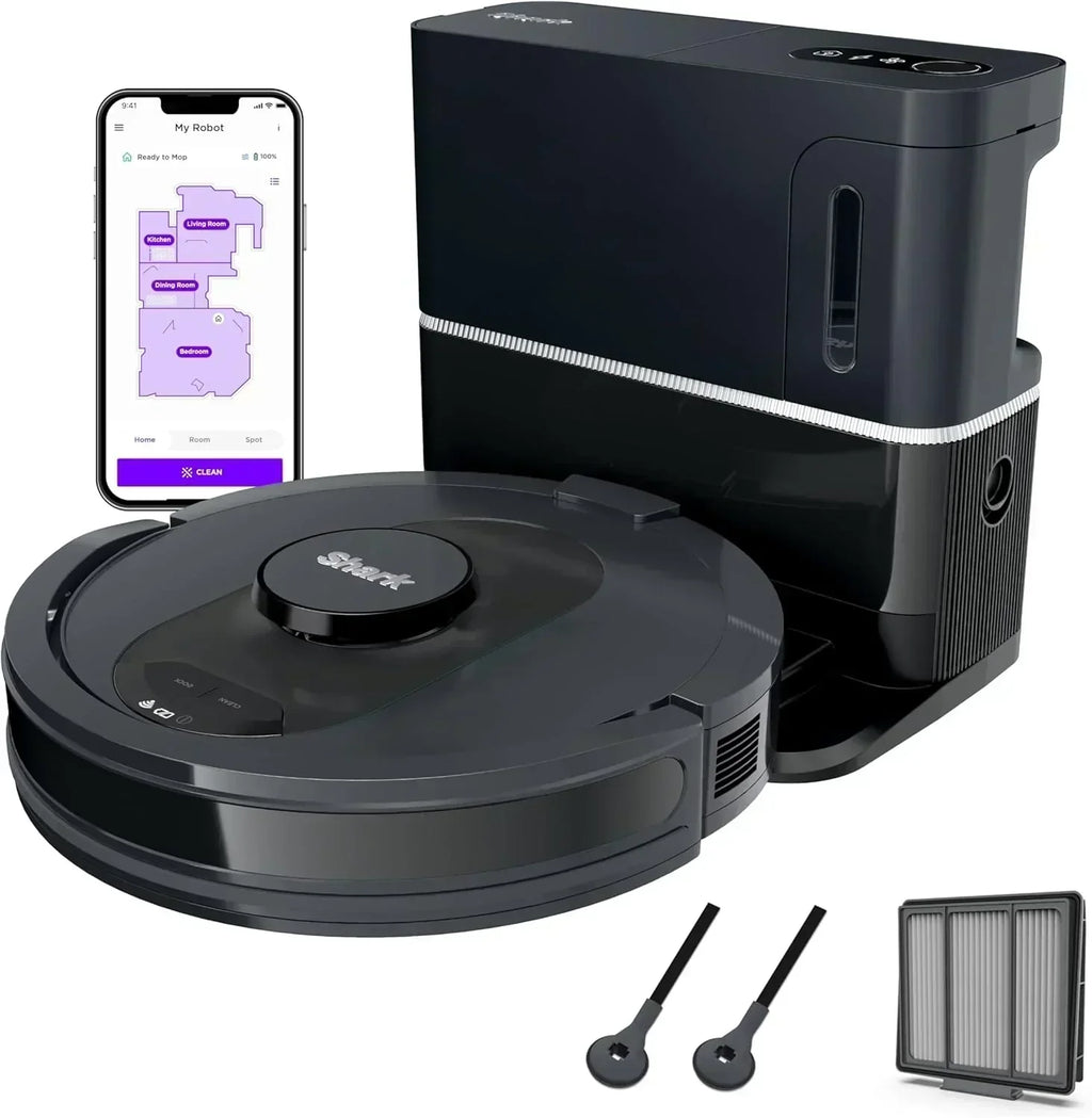 Voice Control Robot Vacuum with Matrix Clean Navigation Home Mapping 60-Day Capacity