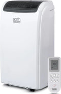 BLACK+DECKER Smart Portable Air Conditioner, 12,000 BTU for Rooms up to 550 Sq. Ft., Smart Portable AC with Follow Me Remote and Window Kit, BPACT12WT, White