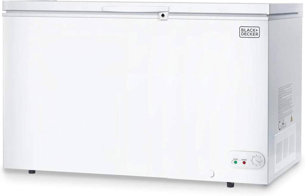 BLACK+DECKER 2.0 Cu. Ft. Compact Chest Freezer, Deep Freezer Holds Up To 70 Lbs. of Frozen Food