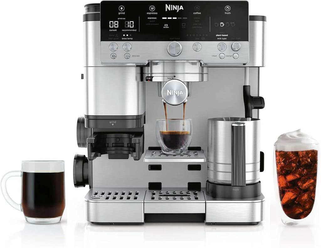 Ninja Luxe Caf�� Premier Series, Espresso Machine, Drip Coffee Maker & Rapid Cold Brew