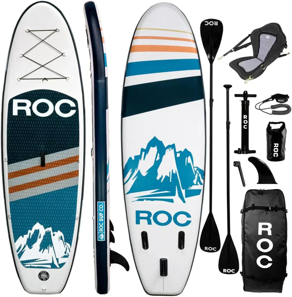 ROC inflatable stand-up paddle board SUP paddle board accessories Anti-slip comfortable deck