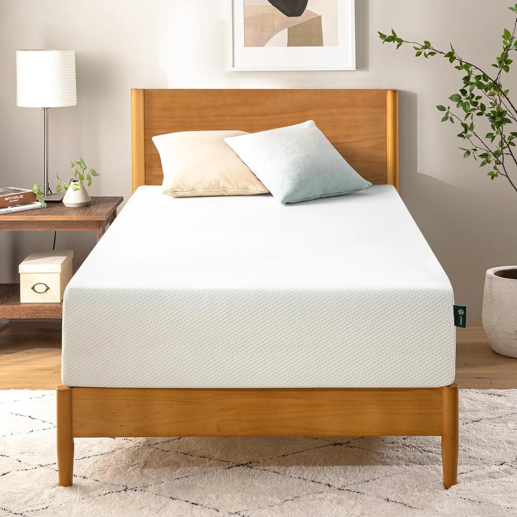 Zinus Lumbar+ Premium 14 Inch Memory Foam Mattress, Lumbar Support, Targeted Pressure Relief, Cooling Gel and Green Tea, Cool-to-The-Touch Cover, Medium Firm Feel, CertiPUR US Certified, King
