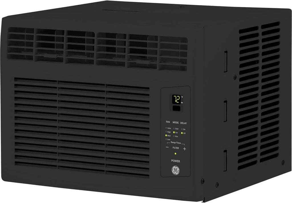 GE Window Air Conditioner Unit, 5,000 BTU for Small Rooms up to 150 sq ft.