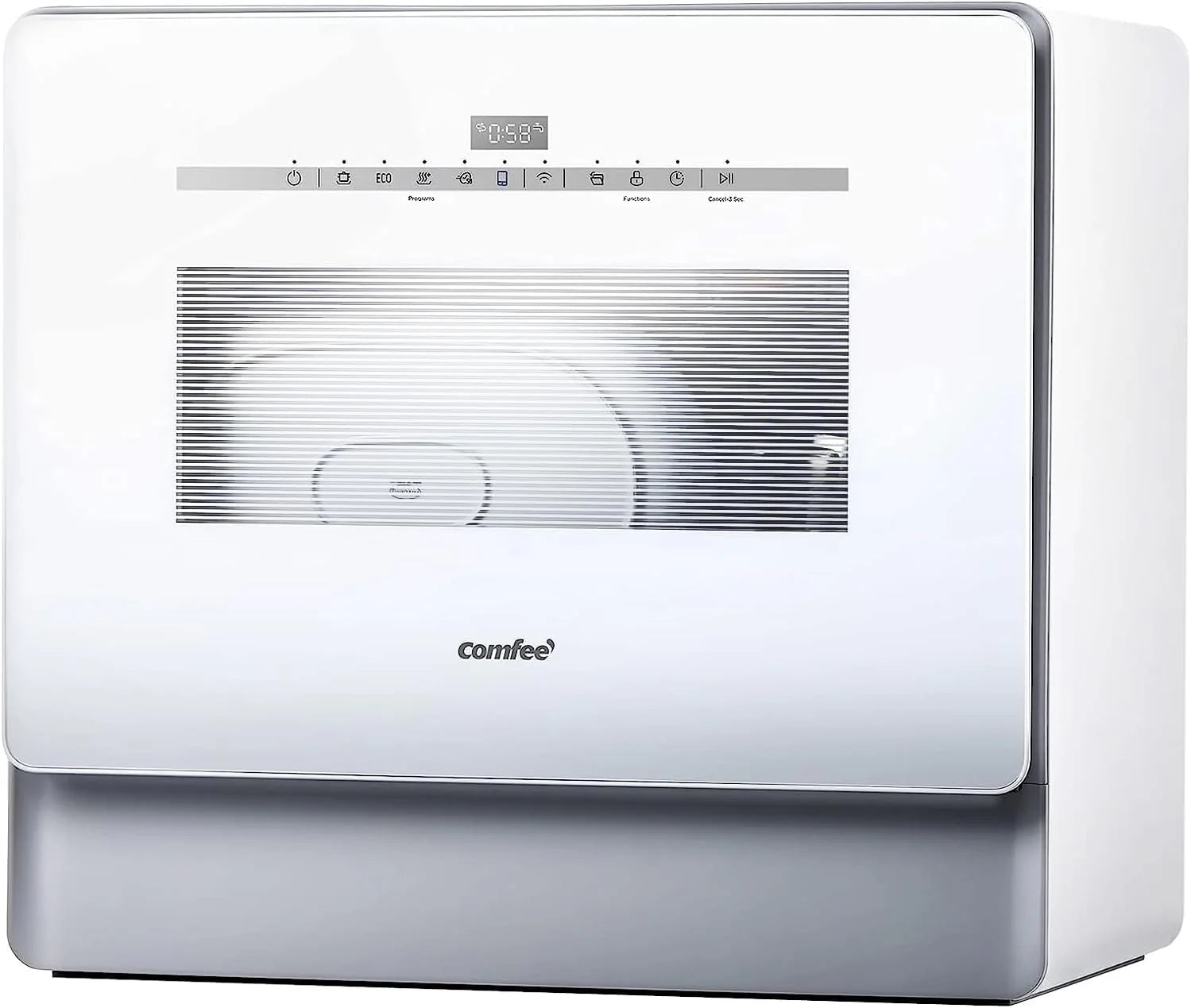 COMFEE' Portable Mini Dishwasher Countertop with 5L Built-in Water Tank for Apartments& RVs