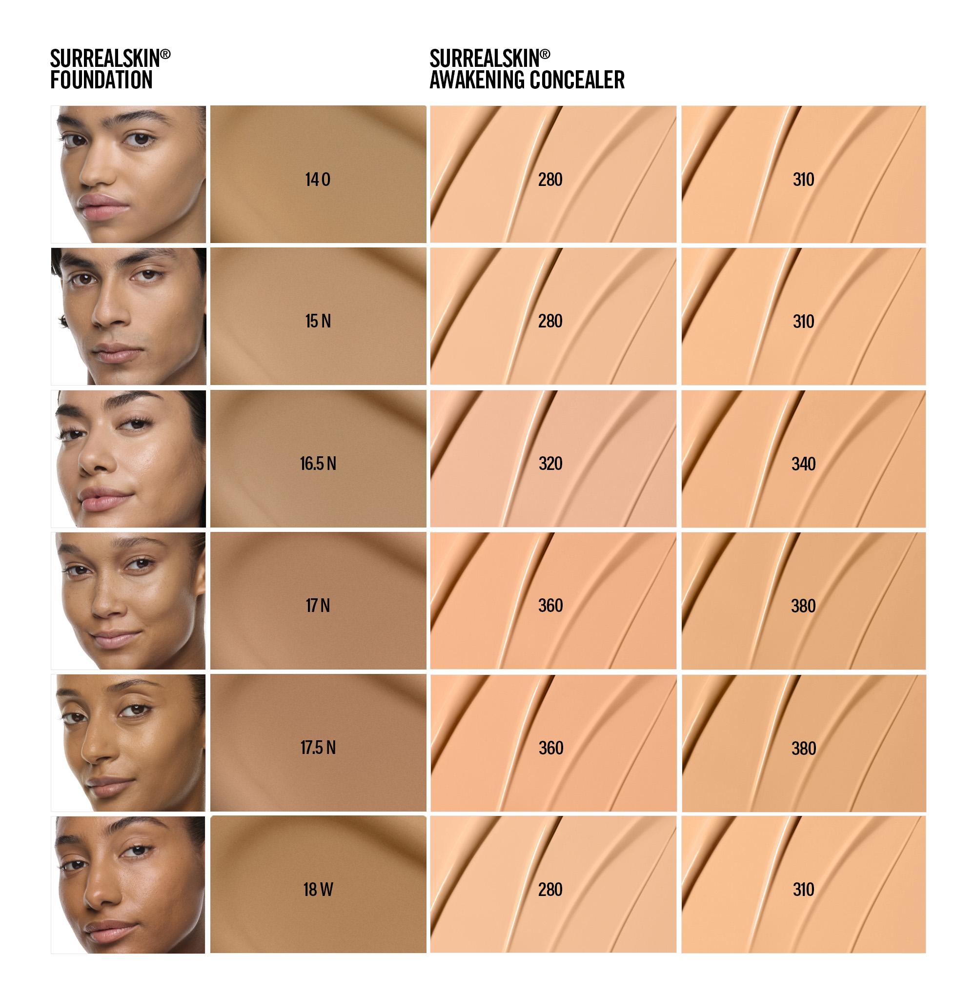 SURREALSKIN FOUNDATION – SurrealSkin Foundation – 17 N
