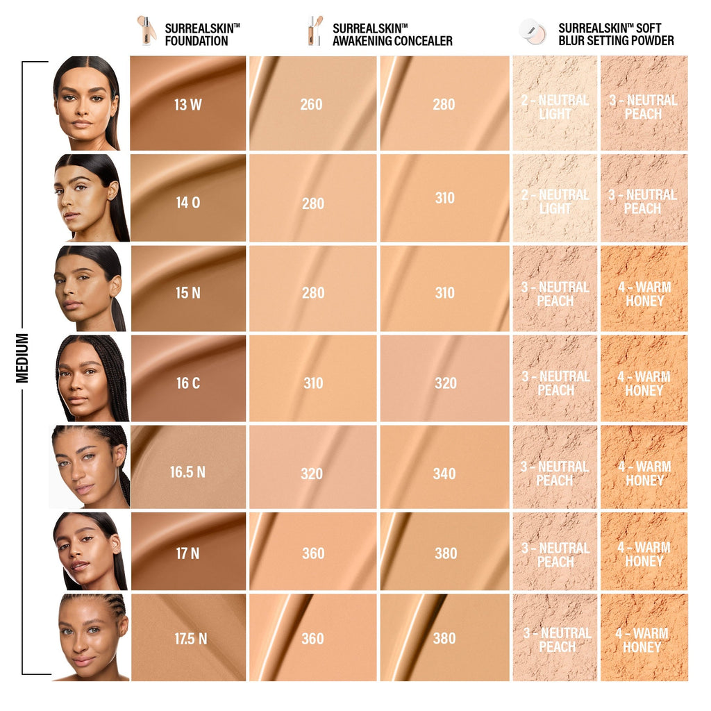 SURREALSKIN FOUNDATION – SurrealSkin Foundation – 16 C