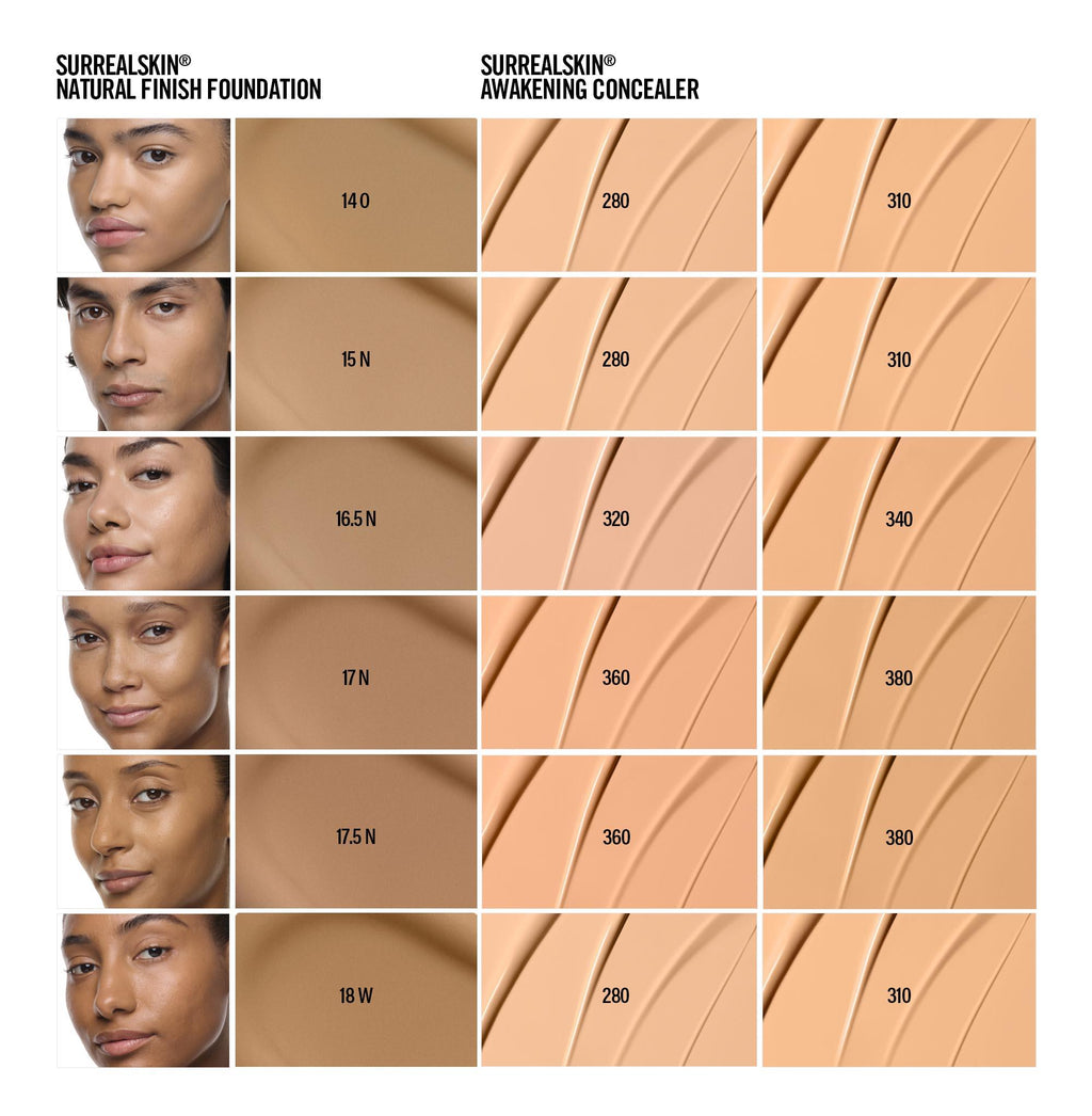 SURREALSKIN NATURAL FINISH FOUNDATION – SurrealSkin Natural Finish Foundation – 18 W