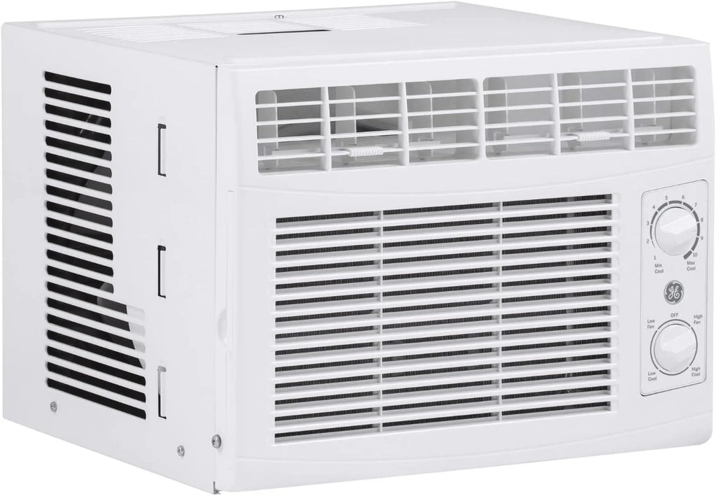 GE Window Air Conditioner Unit, 5,000 BTU for Small Rooms up to 150 sq ft.