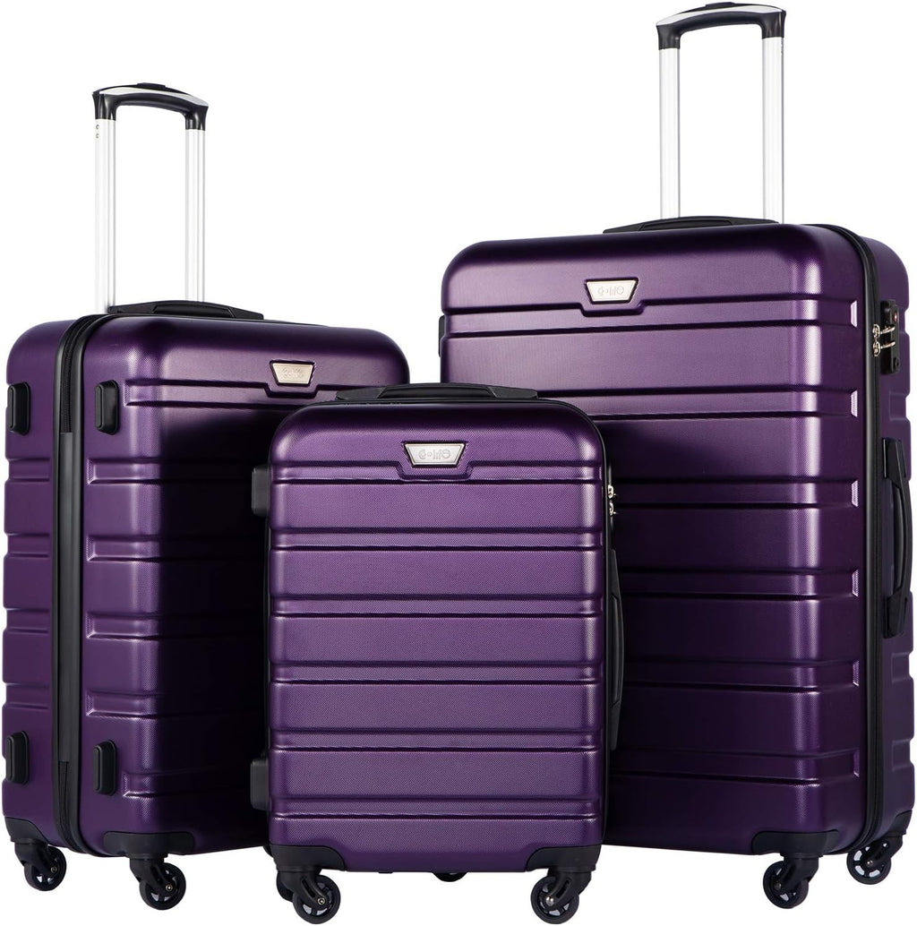 Luggage 3 Piece Set Suitcase Spinner Hardshell Lightweight TSA Lock
