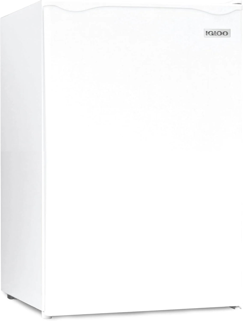 Igloo 3.2 Cu.Ft. Mini Fridge with Freezer - Single Door Compact Refrigerator with Glass Shelves for Homes