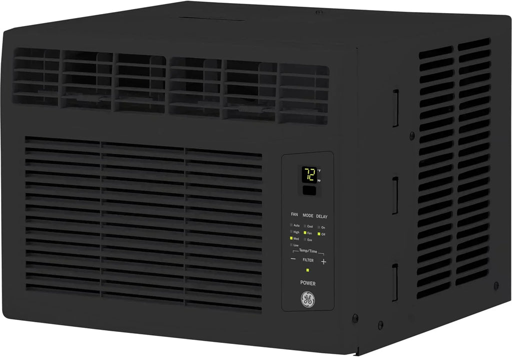 GE Window Air Conditioner Unit 5,000 BTU for Small Rooms up to 150 sq ft Manual Adjustable Fan