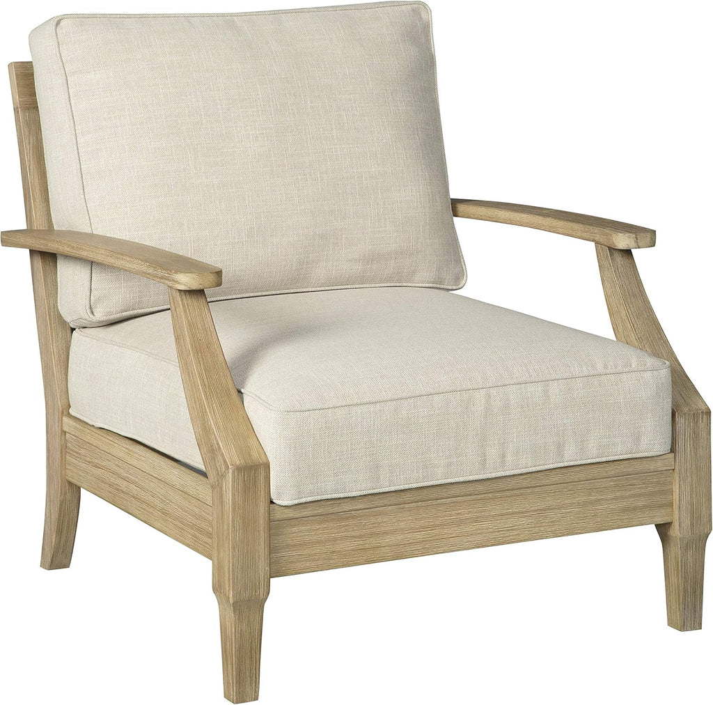 Coastal view outdoor terrace eucalyptus sofa