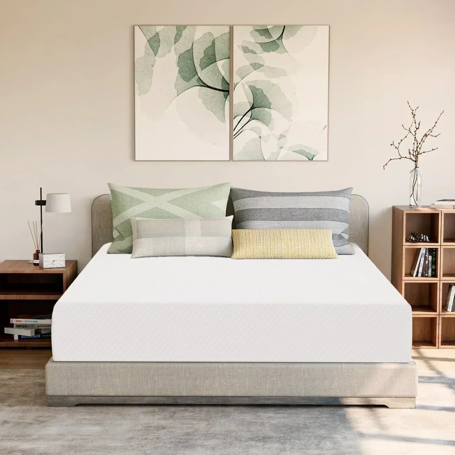GAESTE 8-inch Fully Cooling Gel Memory Foam Mattress Mattress-in-a-Box