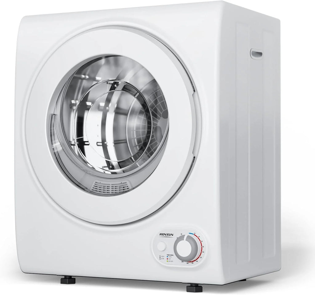 ROVSUN 110V Portable Clothes Dryer, High End Laundry Front Load Tumble Dryer Machine