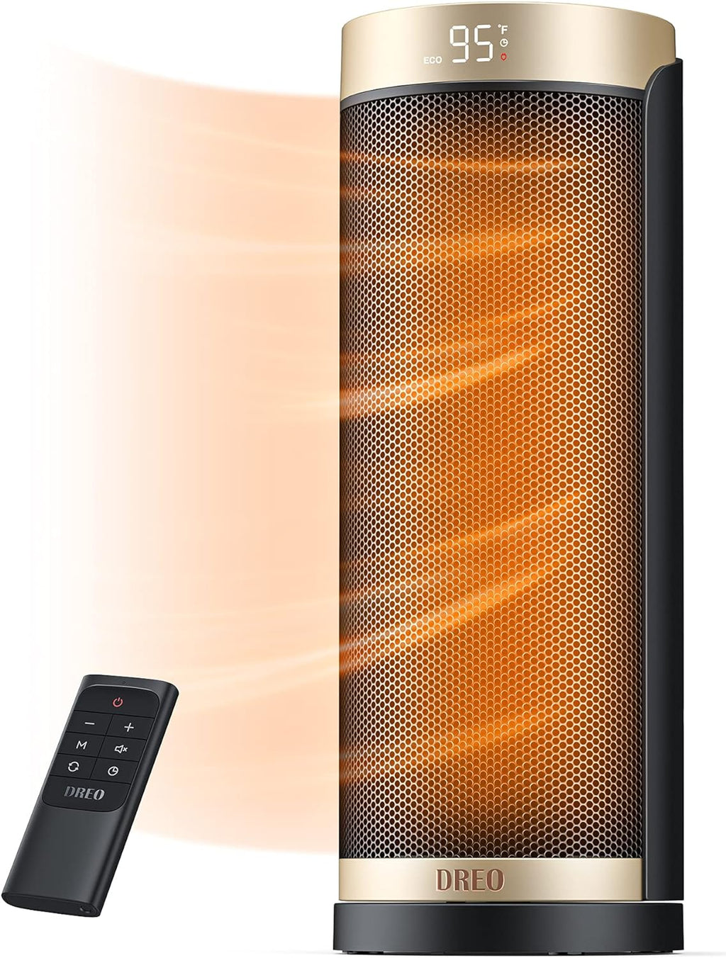 Space Heater 1500W Electric Indoor Heater with Thermostat Quiet Portable Heater