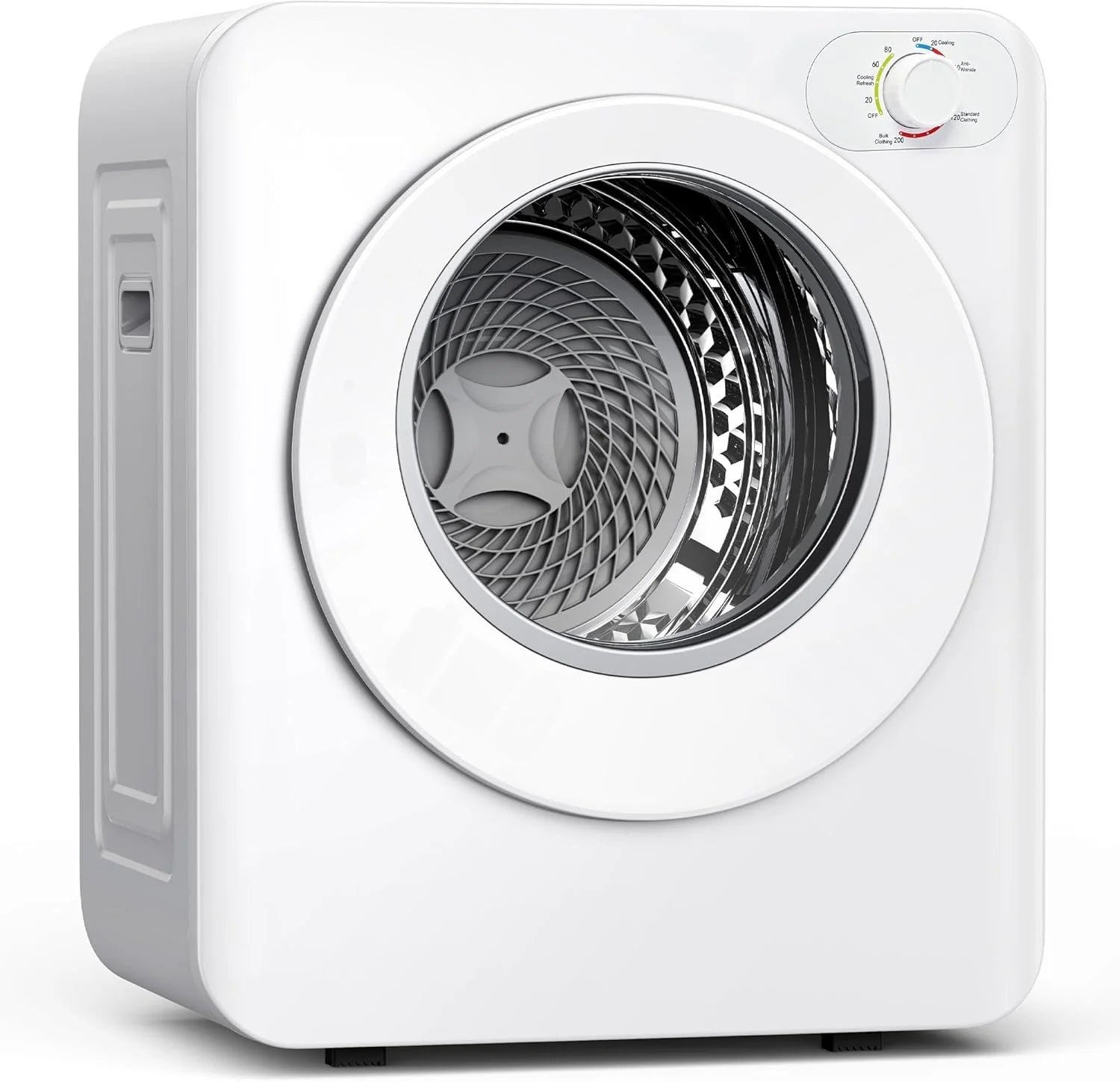 Euhomy Dryer, 3.5 Cu. Ft. 1500W Clothes Dryer, Stainless Steel Tumble Dryer