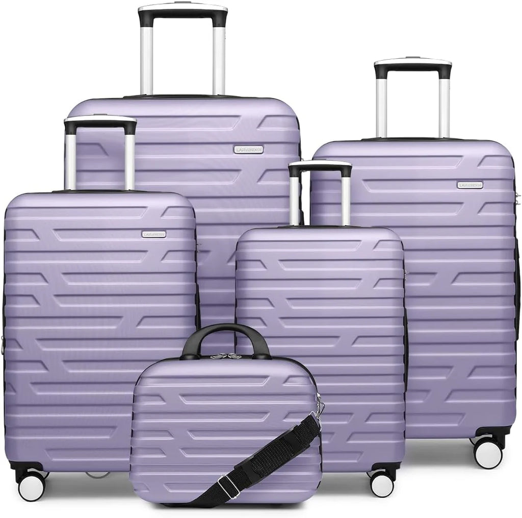 Luggage 6-piece hardshell expandable suitcase lightweight travel carry-on luggage set