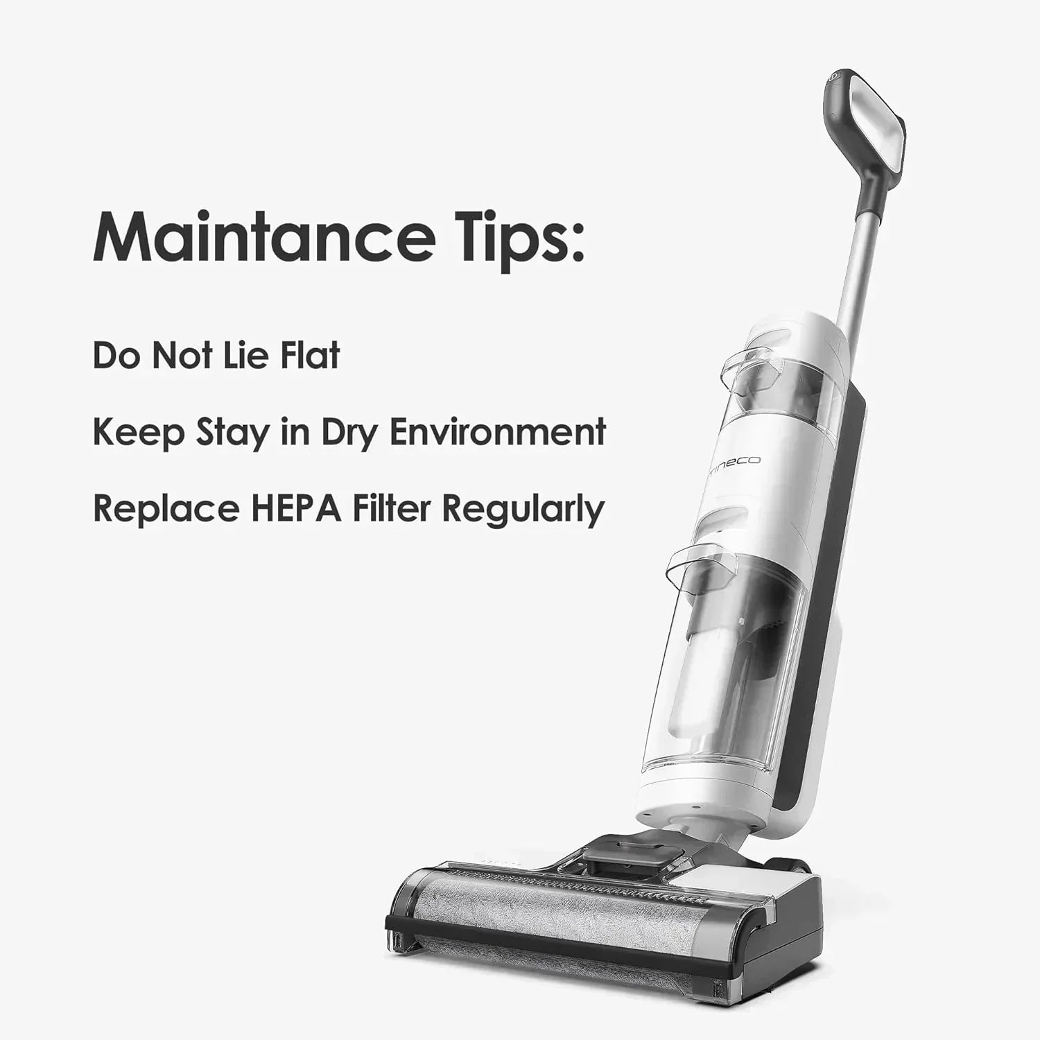 Wet Dry Vacuum Cordless Floor Cleaner and Mop One-Step Cleaning for Hard Floors