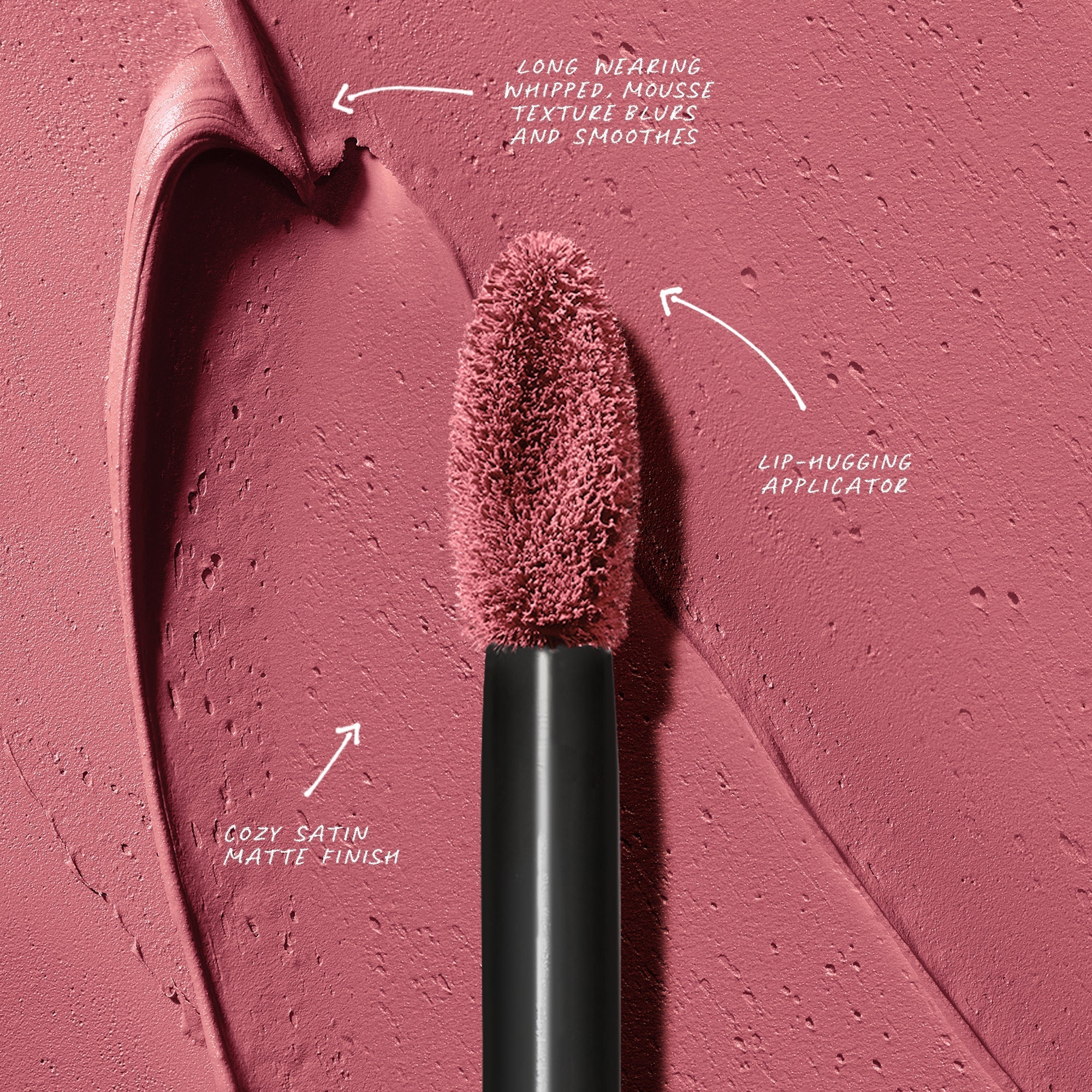 ULTRA SUEDE COZY LIP CREME – Ultra Suede Cozy Lip Creme – Rich Rose (Classic Rose Pink)