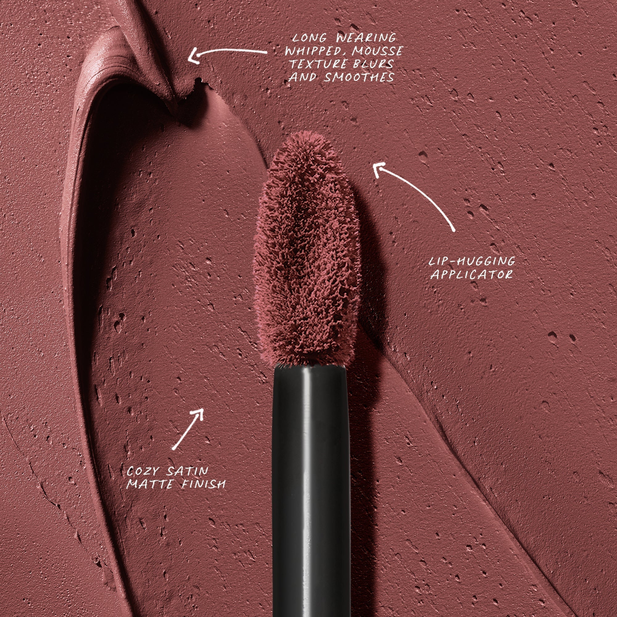ULTRA SUEDE COZY LIP CREME – Ultra Suede Cozy Lip Creme – Brownish Pink (Warm Mauvy Brown)