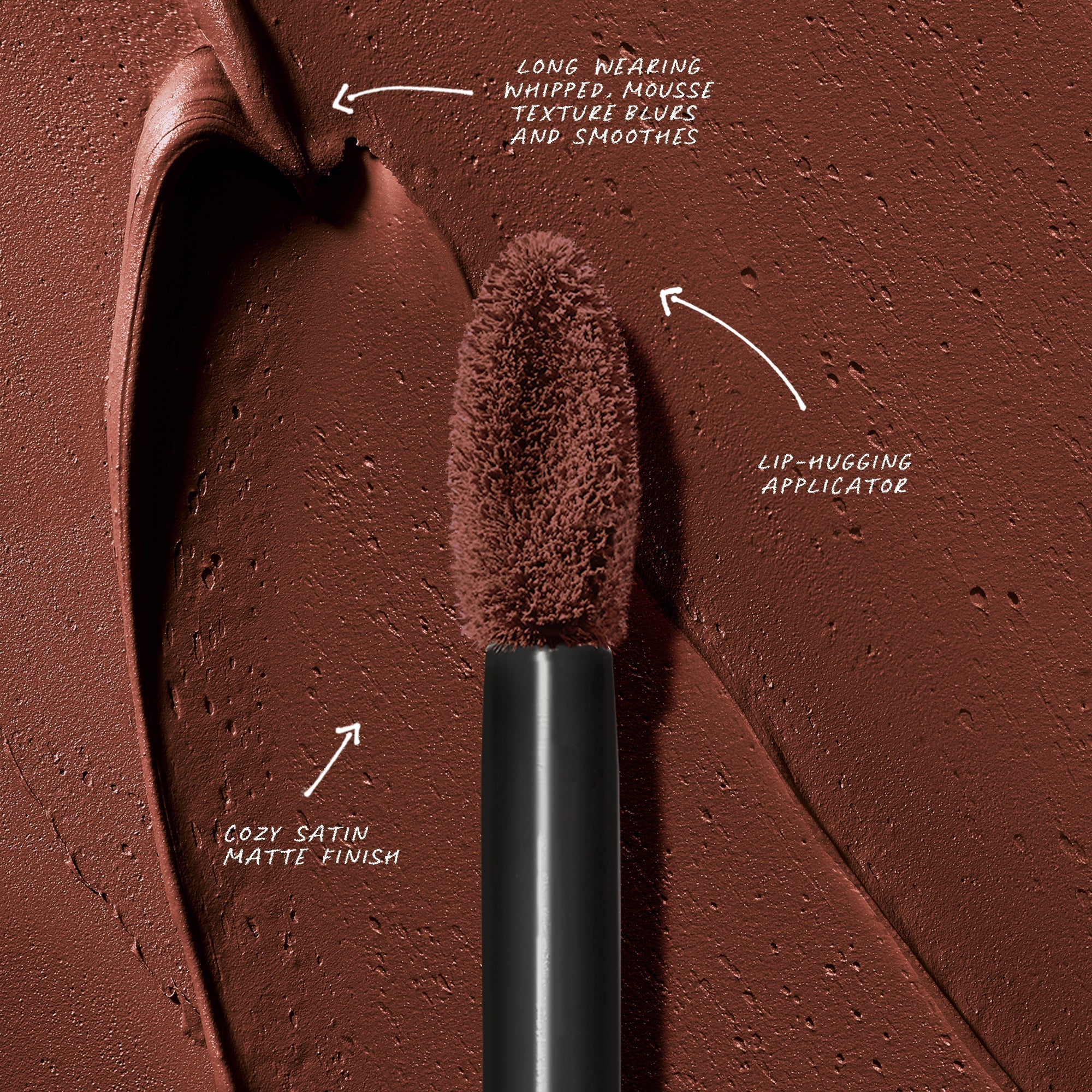 ULTRA SUEDE COZY LIP CREME – Ultra Suede Cozy Lip Creme – Chocolate Dreams (Deep Rich Brown)